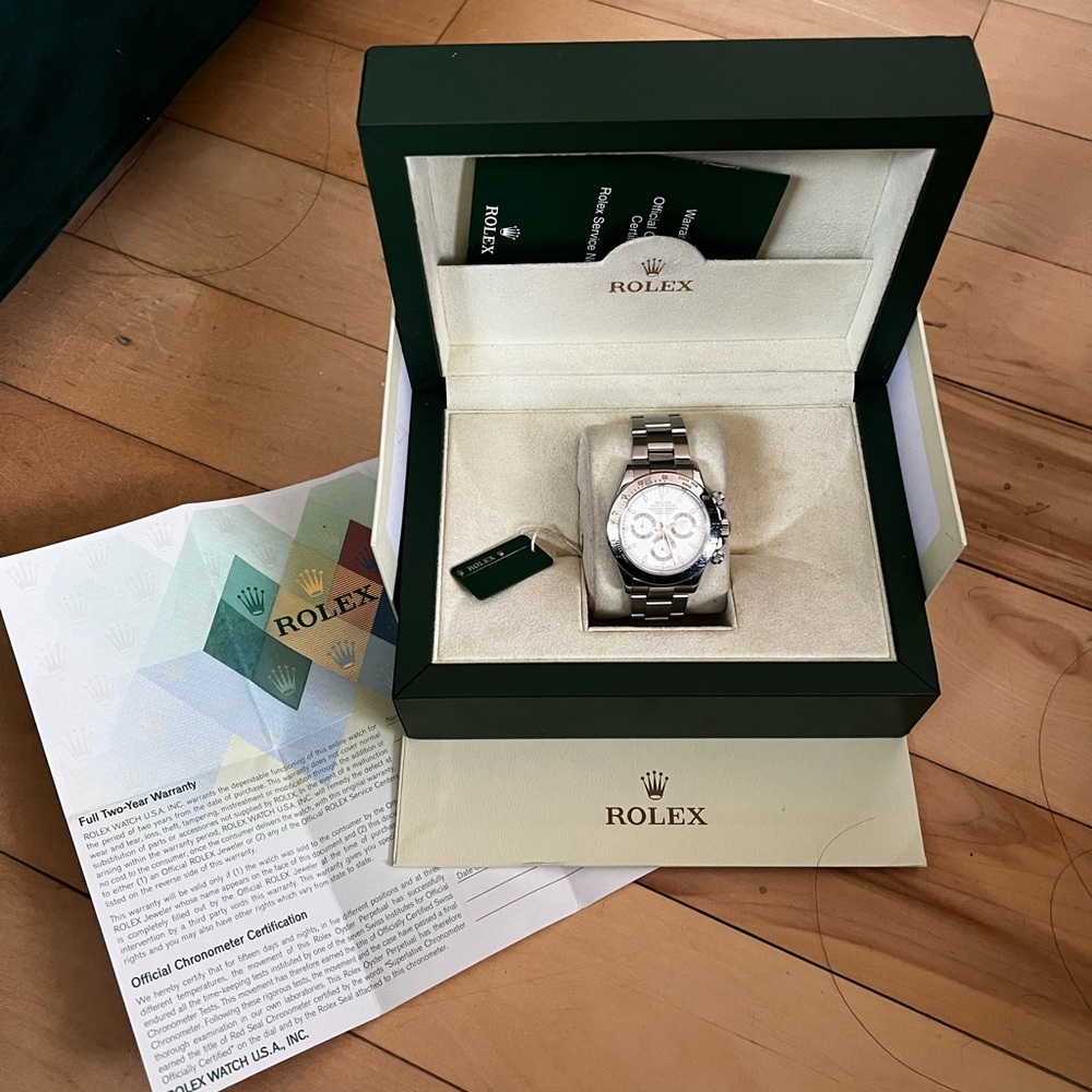 Rolex Daytona Steel, the iconic watch.